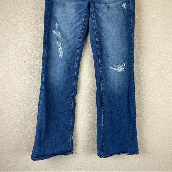American Eagle Favorite Boyfriend Jeans Distressed 4 - Picture 4 of 13